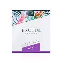 Exotiq - masážna sviečka - vôňa ruže - 200g