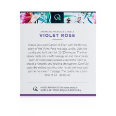 Exotiq - vonná masážna sviečka - ruža (200g)