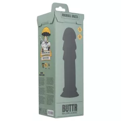   BUTTR Madbull Muzzl - realistický dildo s prísavkou - čierny