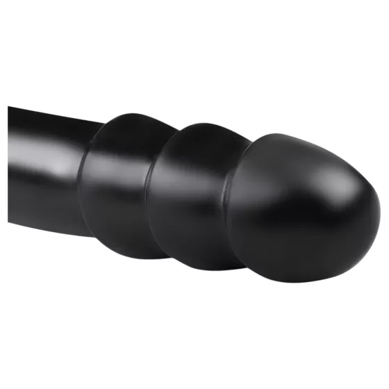 BUTTR Madbull Muzzl - realistický dildo s prísavkou - čierny