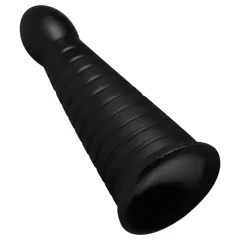 BUTTR Devil Dog - realistický dildó s prísavkou - čierny