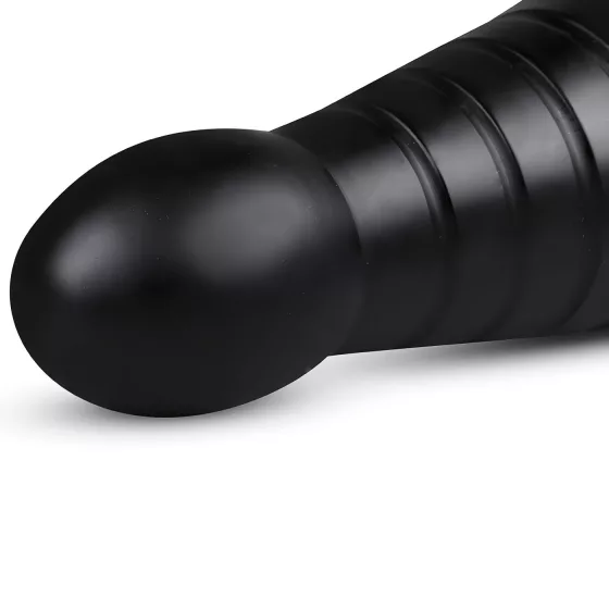 BUTTR Devil Dog - realistický dildó s prísavkou - čierny