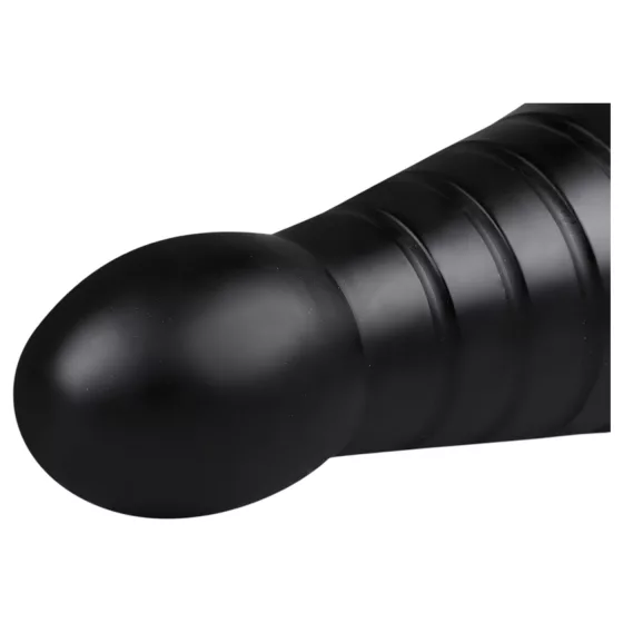 BUTTR Devil Dog - realistický dildó s prísavkou - čierny