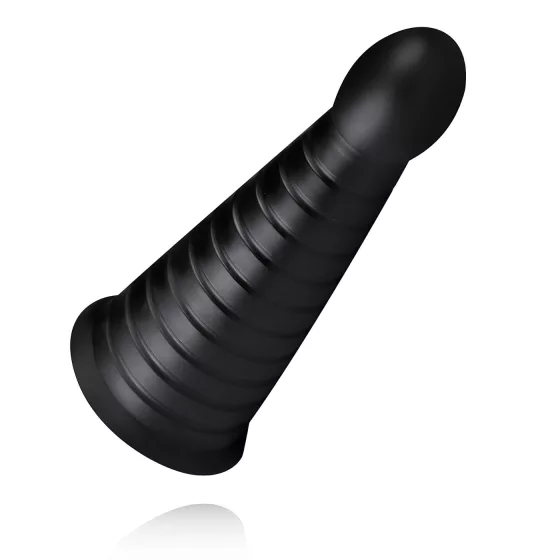BUTTR Devil Dog - realistický dildó s prísavkou - čierny