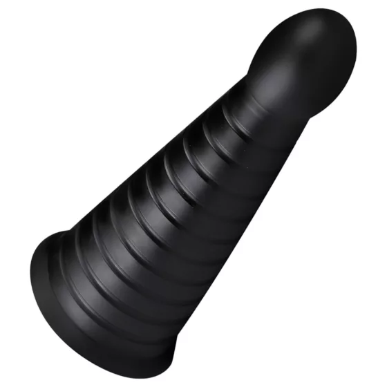 BUTTR Devil Dog - realistický dildó s prísavkou - čierny