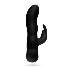   Easytoys Mad Rabbit - vibrátor na bod G s ramenom na klitoris (čierny)