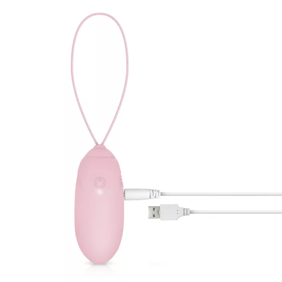 LUV EGG - nositeľné akumulátorové rádiové vibračné vajíčko (ružové)