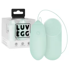  LUV EGG - nositeľné akumulátorové rádiové vibračné vajíčko (zelené)