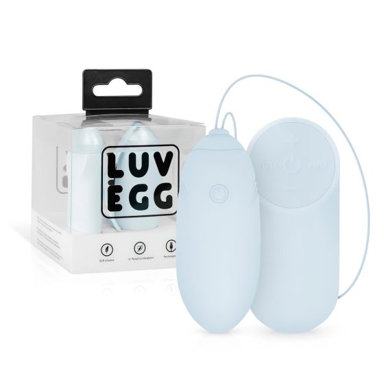 LUV EGG - nabíjateľné, rádiové vibračné vajíčko (modré)