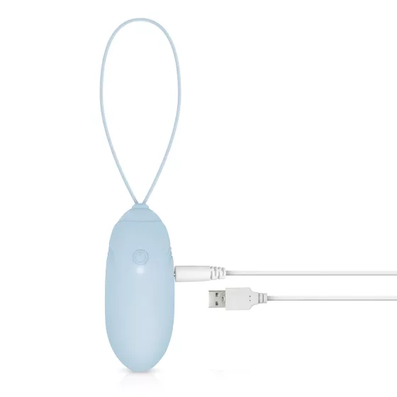 LUV EGG - nositeľné akumulátorové rádiové vibračné vajíčko (modré)