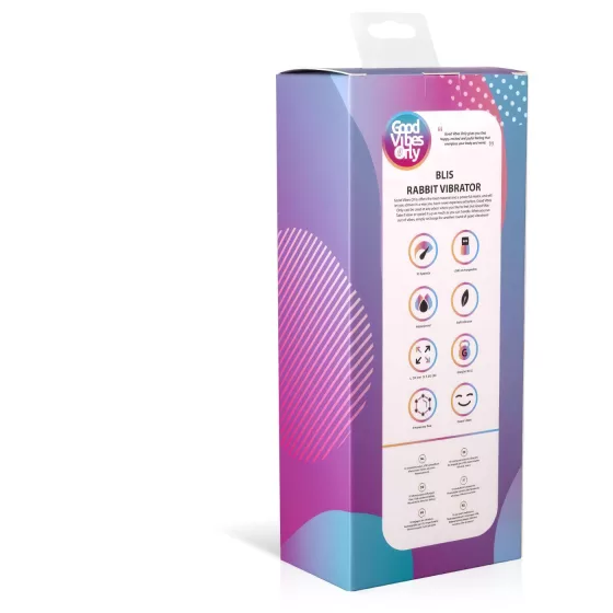 Good Vibes Only Blis Rabbit - vibrátor s ramienkom na klitoris - tyrkysový