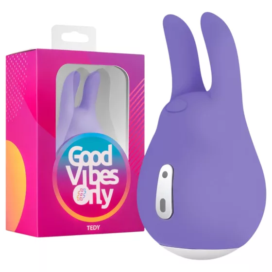 Good Vibes Tedy - vibračný zajačik na klitoris - nabíjateľný - fialový