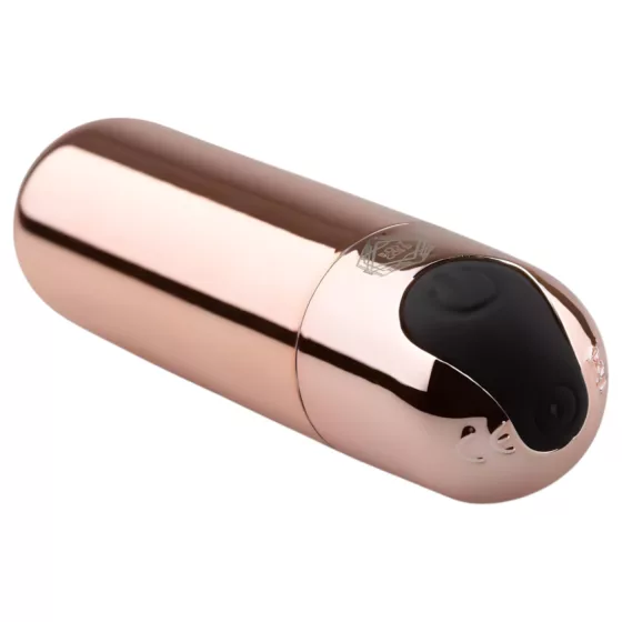 Rosy Gold - mini vibrátor do vrecka - nabíjateľný - ružové zlato