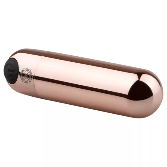 Rosy Gold - mini vibrátor do vrecka - nabíjateľný - ružové zlato