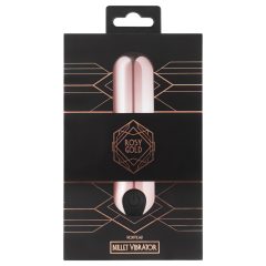   Rosy Gold Bullet - bezdrôtový mini vibrátor (ružovo-zlatý)