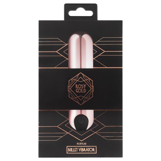 Rosy Gold Bullet - bezdrôtový mini vibrátor (ružovo-zlatý)