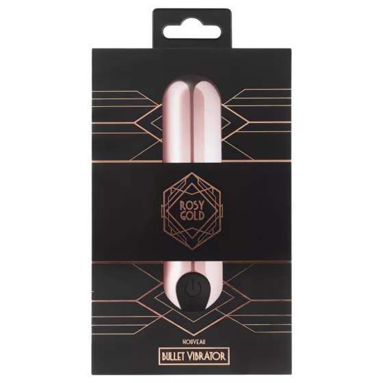 Rosy Gold - mini vibrátor do vrecka - nabíjateľný - ružové zlato