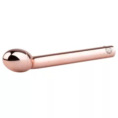   Rosy Gold - vibrátor na bod G - nabíjateľný - ružovo-zlatý