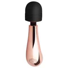 Rosy Gold - masážny vibrátor Wand Mini Curve - rosegold