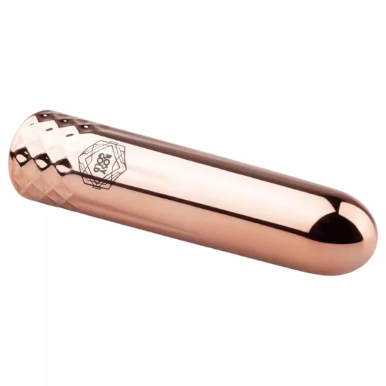 Rosy Gold - mini vibrátor - dobíjací - ružovo zlatý