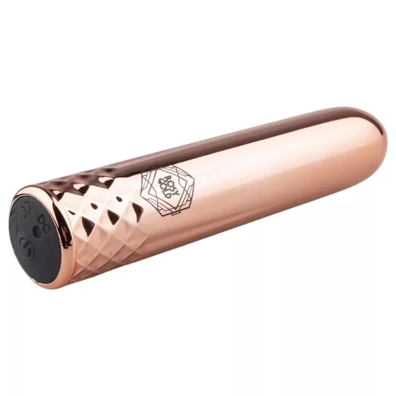 Rosy Gold - mini vibrátor - dobíjací - ružovo zlatý
