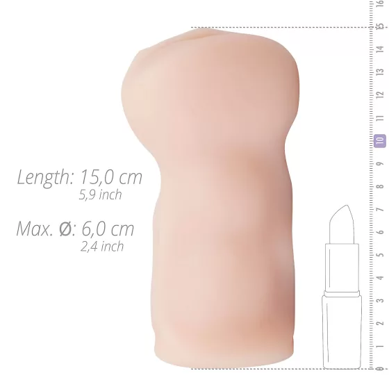 FWB - realistický masturbátor vagína - telová farba