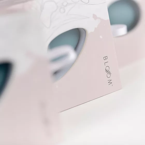 Bloom - vibrátor na bod G s ramenom na klitoris - tyrkysový