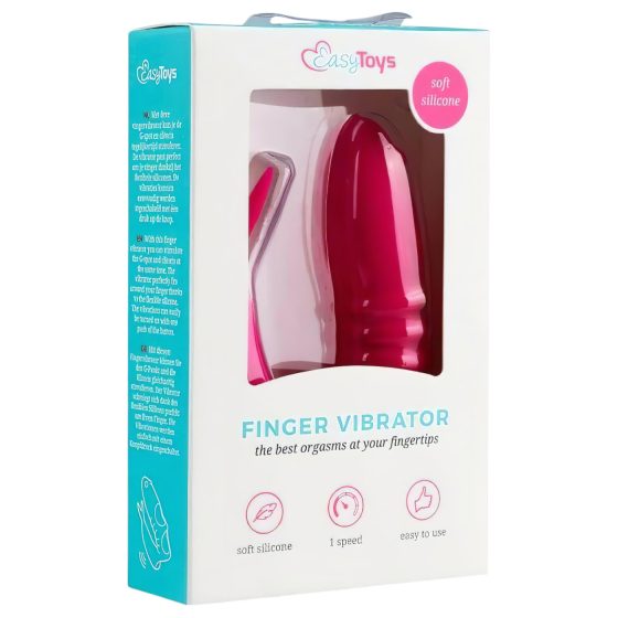 Easytoys Finger - 2v1 vibračný prst (ružový)