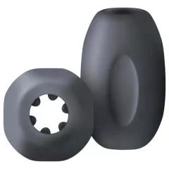   Boners - cestovný masturbátor - kompaktný - silikón/sivý