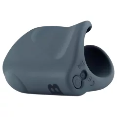   Boners - vibračný masturbátor otvorený - dobíjací - sivý