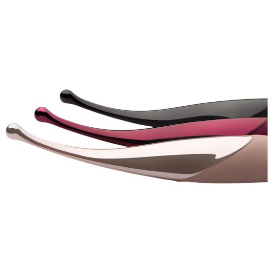 Senzi - vibrátor na klitoris - vodotesný, nabíjateľný - čierny