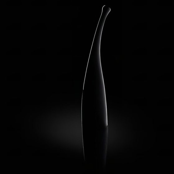 Senzi - vibrátor na klitoris - vodotesný, nabíjateľný - čierny