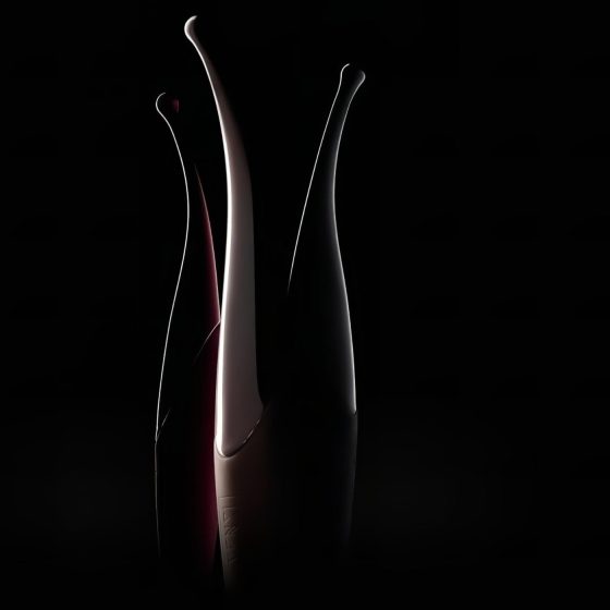 Senzi - vibrátor na klitoris - vodotesný, nabíjateľný - čierny