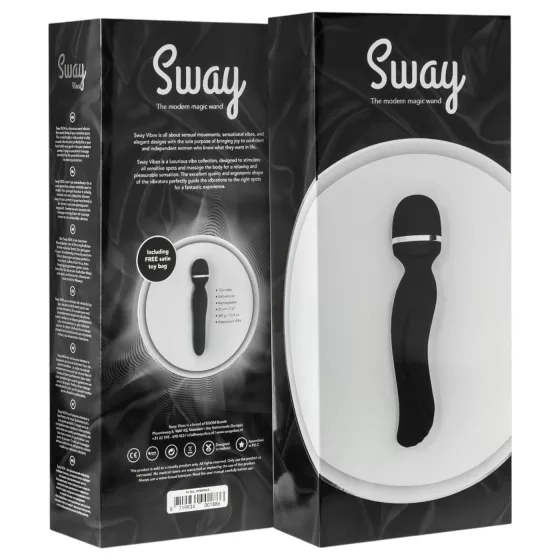 Sway No.4 Wand - masážny vibrátor na baterku - čierny