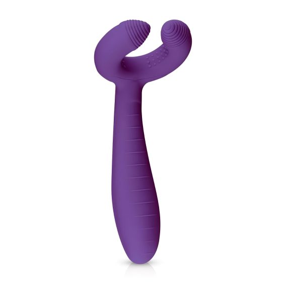 Easytoys Couple - nabíjateľný, vodotesný párový vibrátor (fialový)