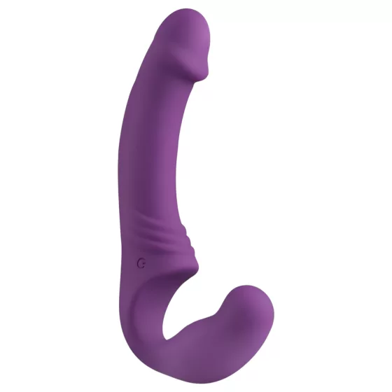 Easytoys - nabíjateľný pripínací vibrátor bez popruhu - fialový