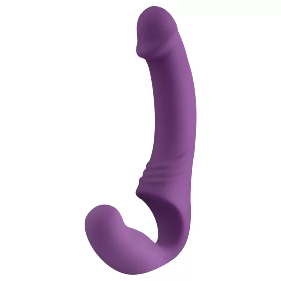 Easytoys - nabíjateľný pripínací vibrátor bez popruhu - fialový