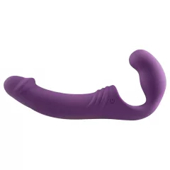  Easytoys - nabíjateľný pripínací vibrátor bez popruhu - fialový