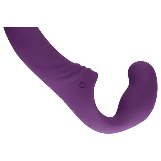 Easytoys - nabíjateľný pripínací vibrátor bez popruhu - fialový