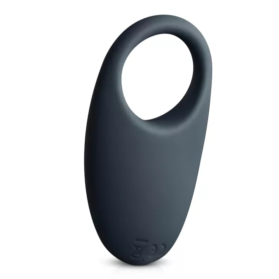 Boners - vibračný erekčný krúžok na penis - nabíjateľný, vodotesný - sivý