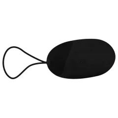   EasyToys - nositeľné nabíjateľné, vodotesné, rádiové vibračné vajíčko (čierne)