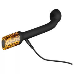   Panthra Nila - vibrátor na G-bod - nabíjateľný, vodotesný - leopardia čierna