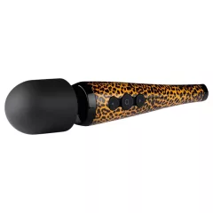   Panthra Shaka Wand - masážny vibrátor - dobíjací - leopardia čierna