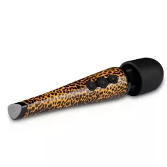   Panthra Shaka Wand - masážny vibrátor - dobíjací - leopardia čierna