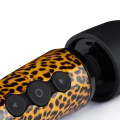   Panthra Shaka Wand - masážny vibrátor - dobíjací - leopardia čierna