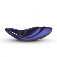  Hueman Neptune - dobíjací, vodotesný, rádiový vibračný krúžok na penis (fialový)