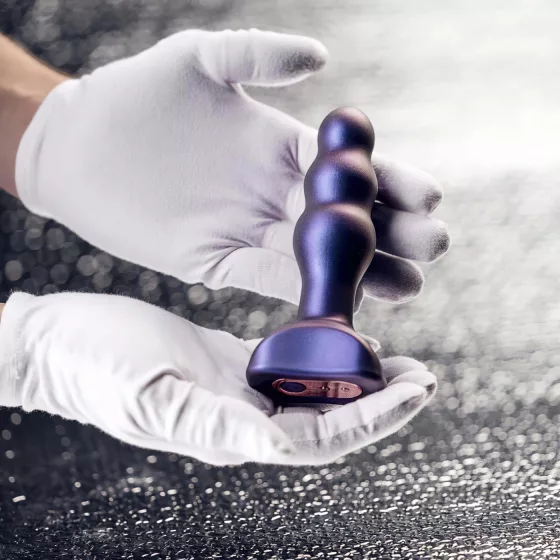 Hueman Space Inveder - análny vibrátor na batérie - vodotesný - fialový