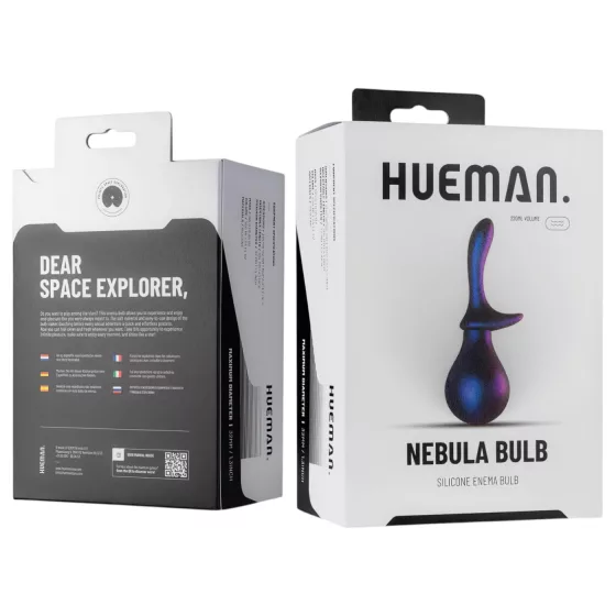 Hueman Nebula - análny a vaginálny sprchovač - fialový