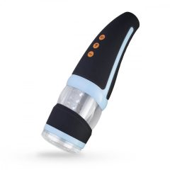   CRUIZR CP02 - dobíjací rotačný vibračný masturbátor (čierno-modrý)