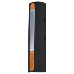   CRUIZR CP03 - mužský masturbátor s vibrovaním a saním - čierny, nabíjateľný